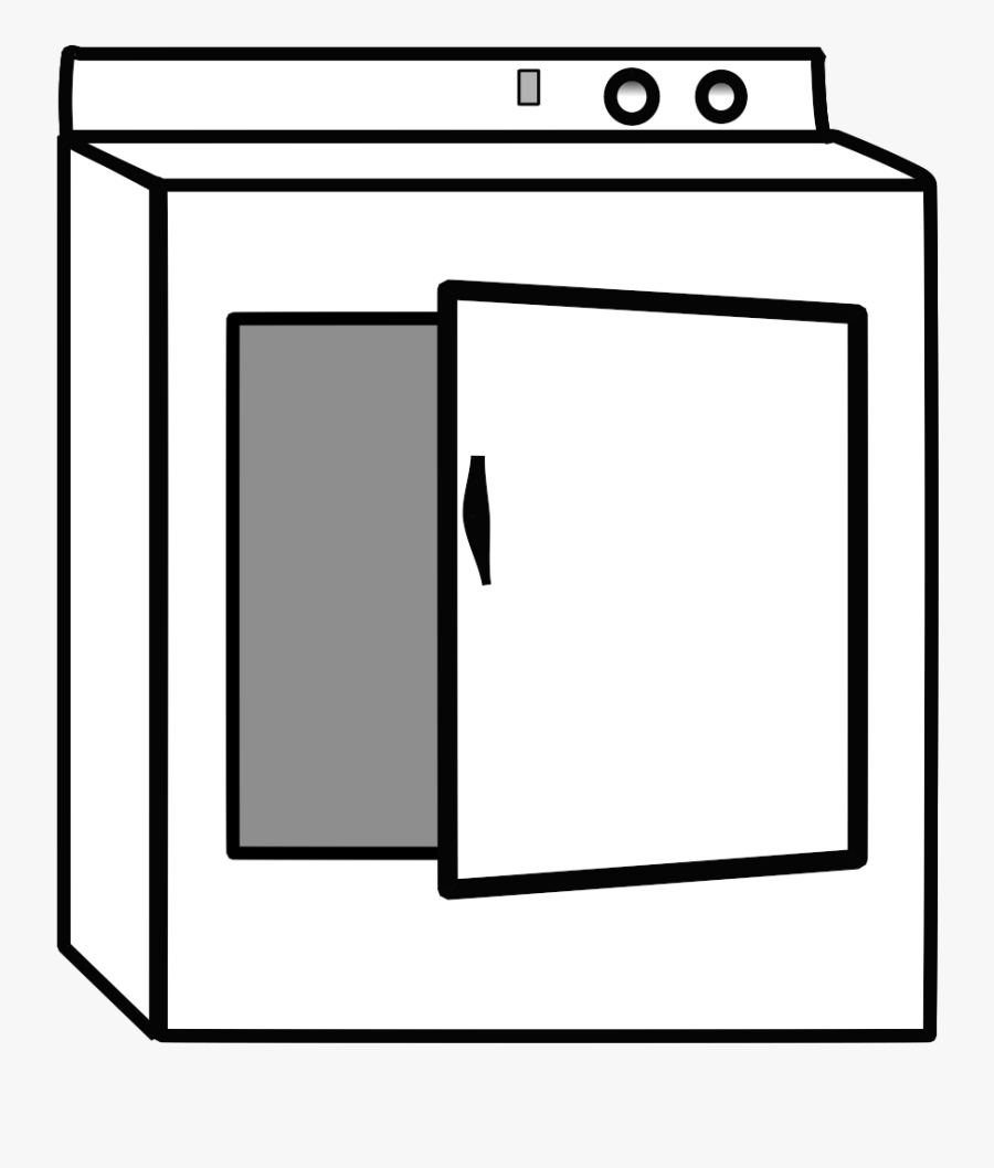 Mesmerizing - Clipart Black And White Dryer, Transparent Clipart