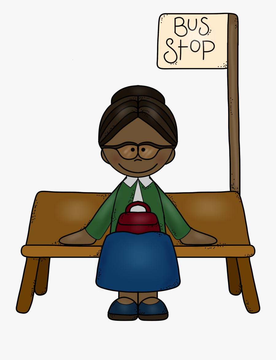 Clip Art Civil Rights Movement Montgomery Bus Boycott - Montgomery Bus Boycott Cartoon, Transparent Clipart