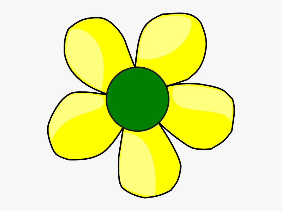 Yellow Flower Clipart Yellow Thing - Yellow Clip Art Flower Png, Transparent Clipart