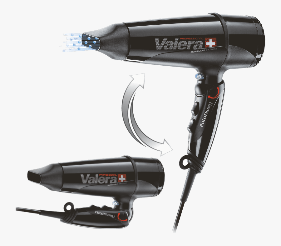 Hair-dryer - Valera Hair Dryer Fold, Transparent Clipart