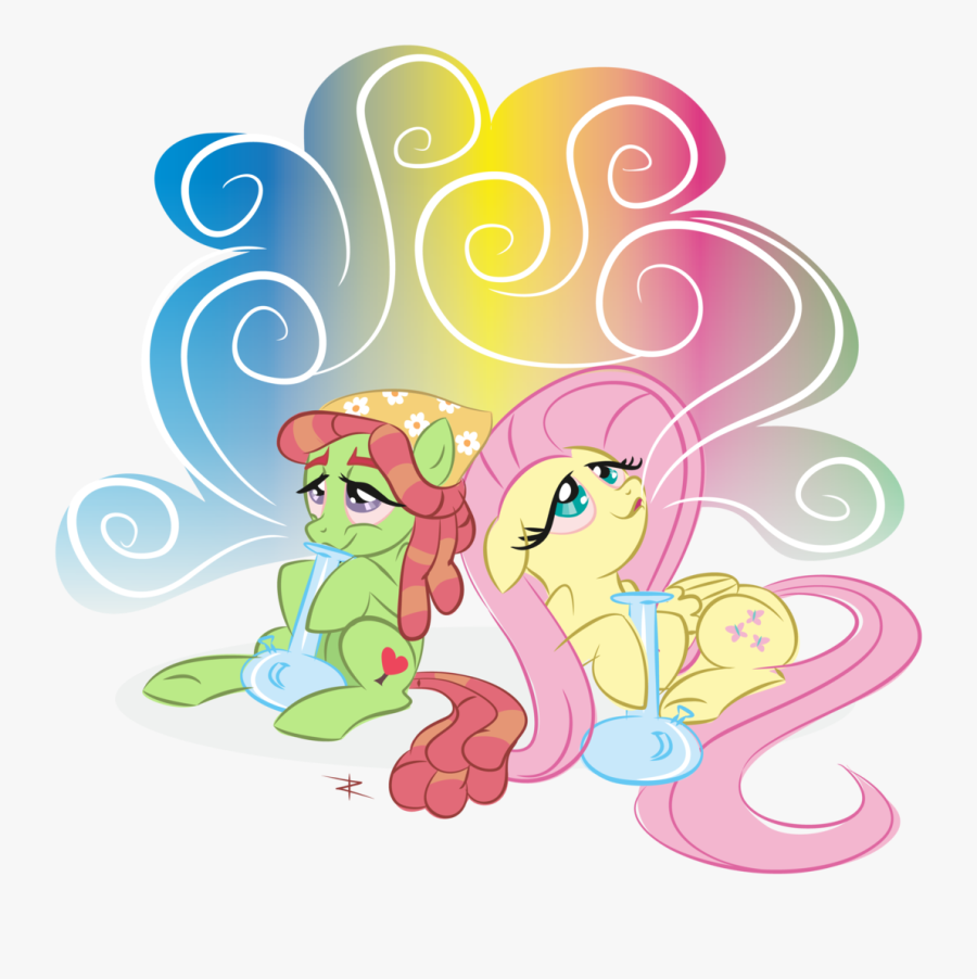 Artist Lookmaidrew Bong - Stoned My Little Pony, Transparent Clipart