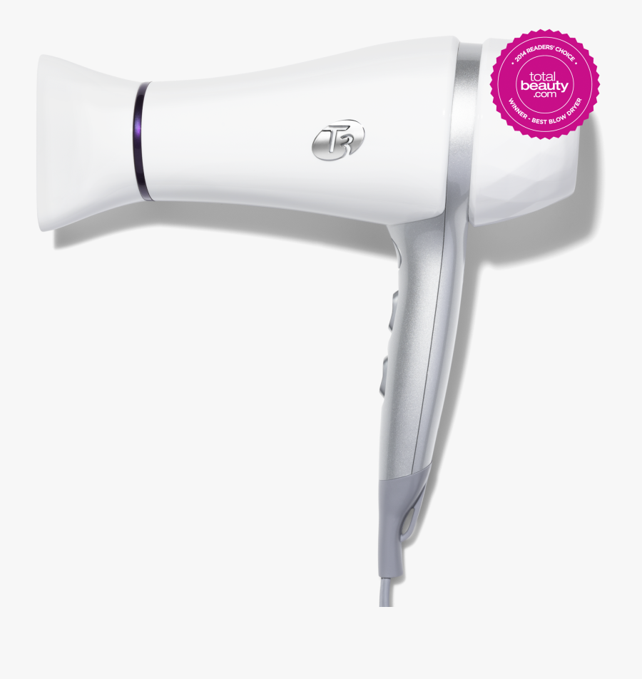 Transparent Blow Dryer Png - T3 Hair Dryer White, Transparent Clipart