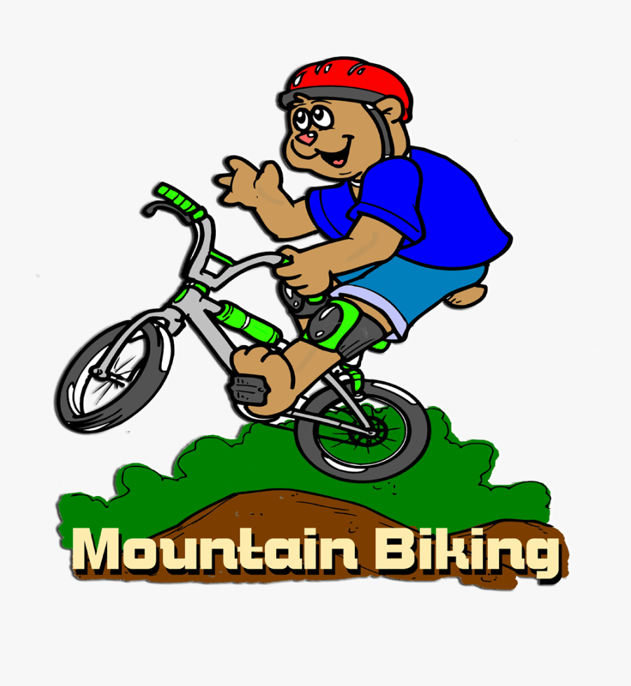 Free Bike Cartoon Download Free Clip Art Free Clip - Mountain Biking Cartoon, Transparent Clipart