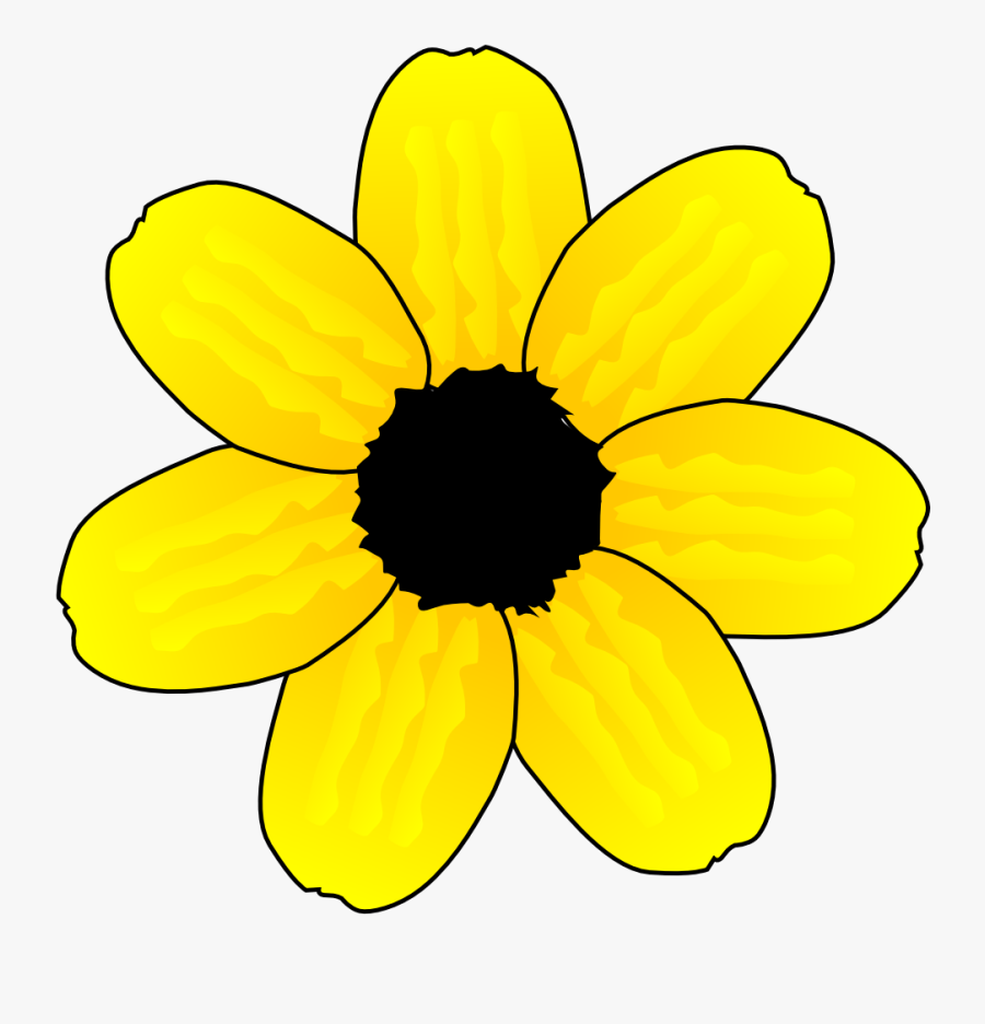 Net » Clip Art » Valentine Flower Flora 110 Youtube - Yellow Flower Clip Art, Transparent Clipart