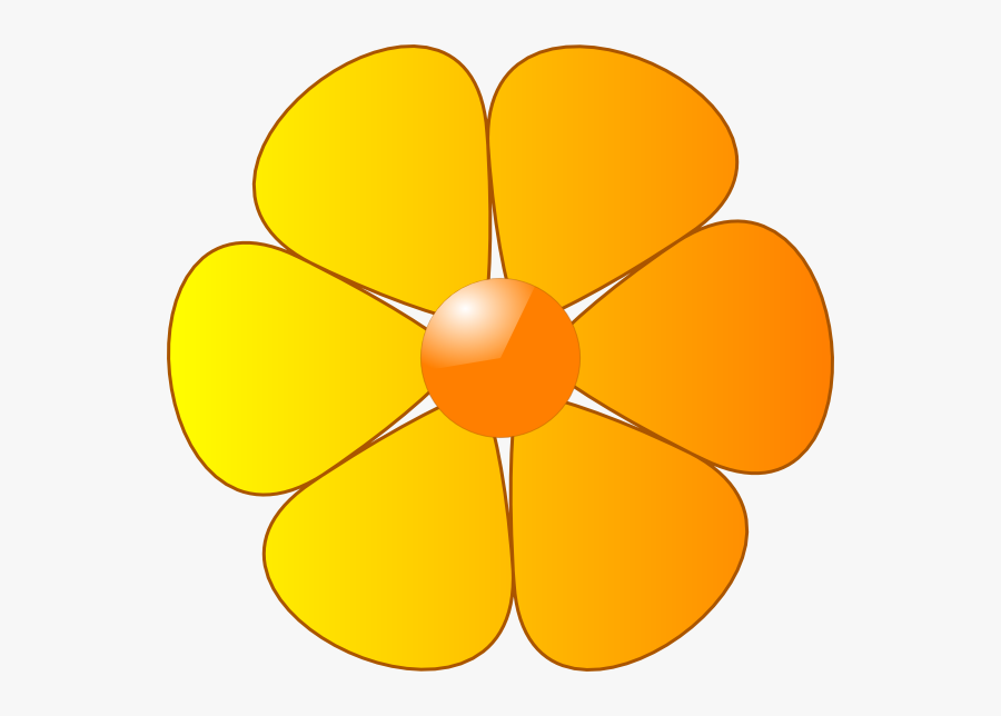 Flower Design Clipart Blue, Transparent Clipart