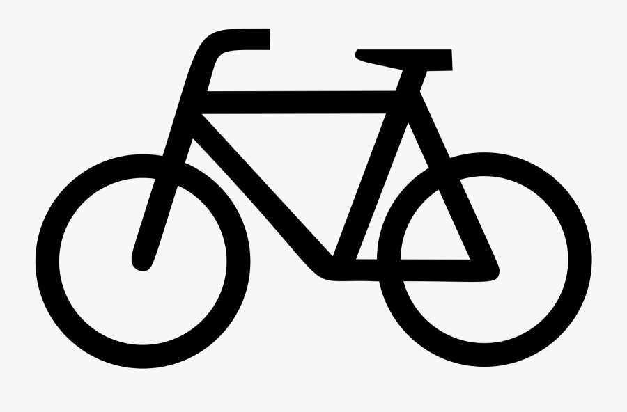 Clip Transparent Stock Svg Bikes Road - Bicycle Sign Png, Transparent Clipart