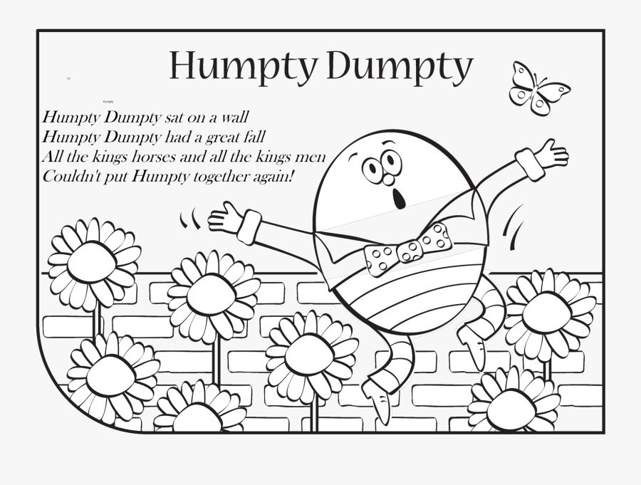 Audioboom / Humpty Dumpty - Humpty Dumpty To Color, Transparent Clipart