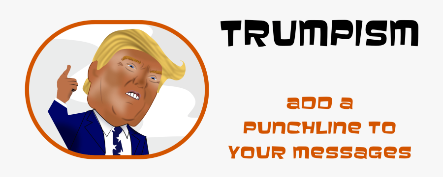 Trumpism Imessage Digital Stickers - Cartoon, Transparent Clipart