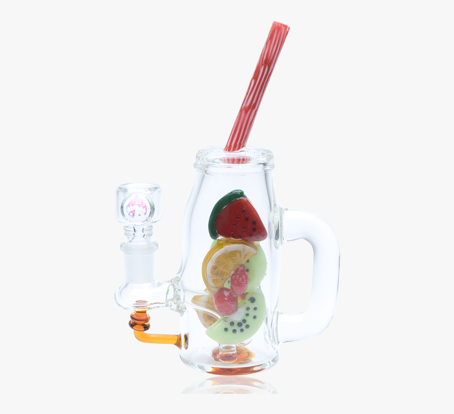 Empire Glassworks Watermelon Detox Dab Rig - Strawberry, Transparent Clipart
