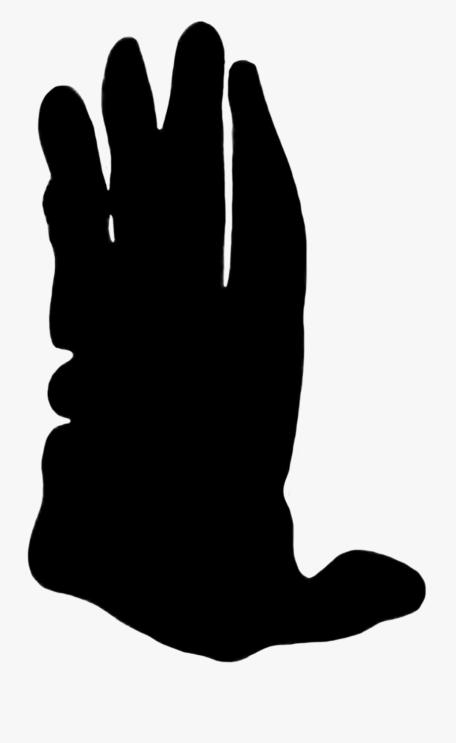 Paw Silhouette At Getdrawings - Orangutan Footprints, Transparent Clipart