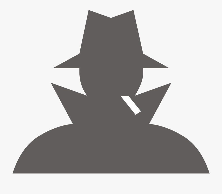 Silhouette Of A Criminal, Transparent Clipart