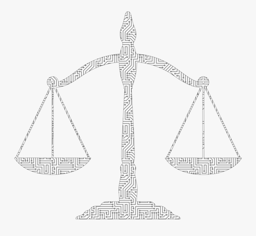 Black And White,line,structure - Cyber Law Clipart, Transparent Clipart
