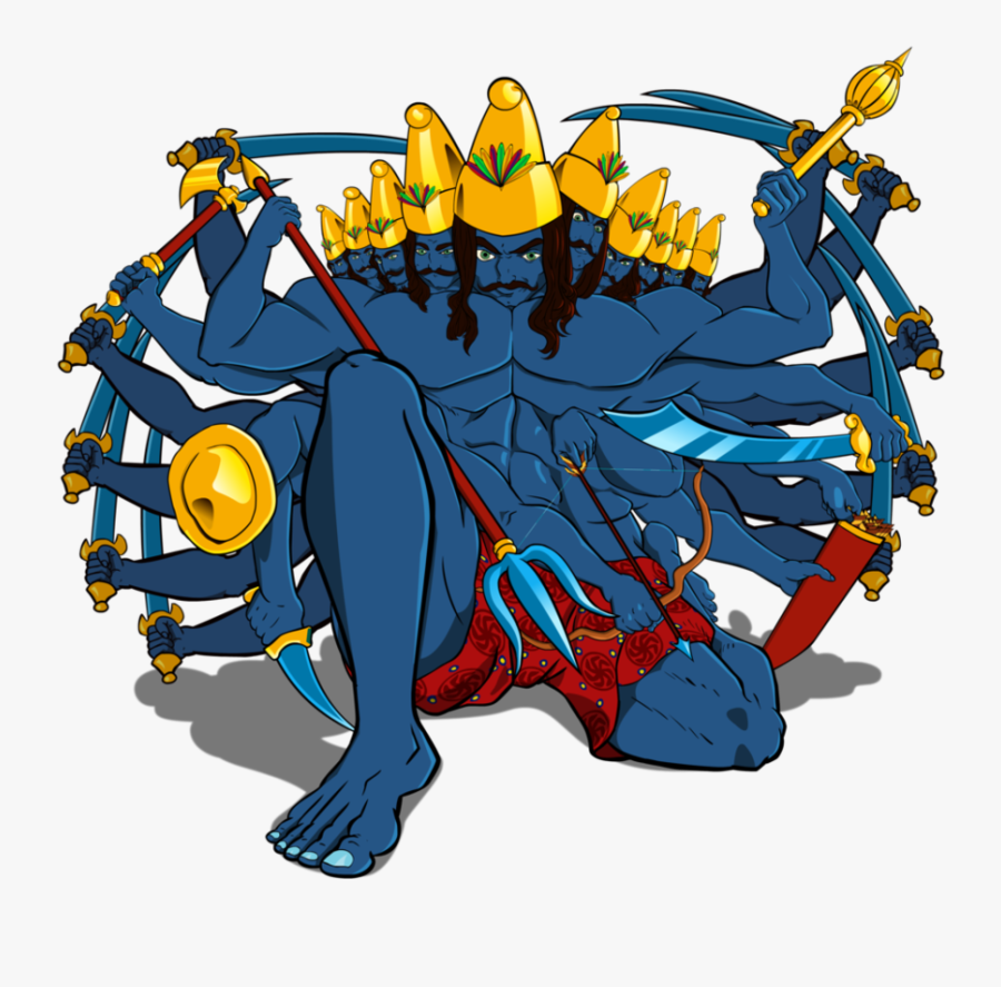 Ravana Clipart Costume - Ravana Png, Transparent Clipart