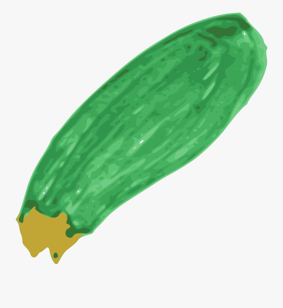 Zucchini Clipart Vector Clip Art Free Design - رسم كوسا, Transparent Clipart