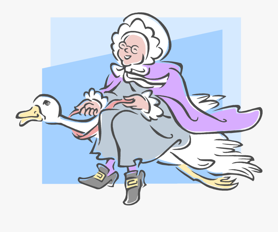 Mother Goose Clip Art, Transparent Clipart