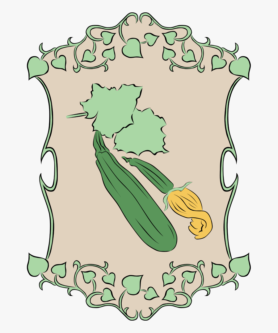 Garden Sign Zucchini - Poison Ivy Border Clipart, Transparent Clipart