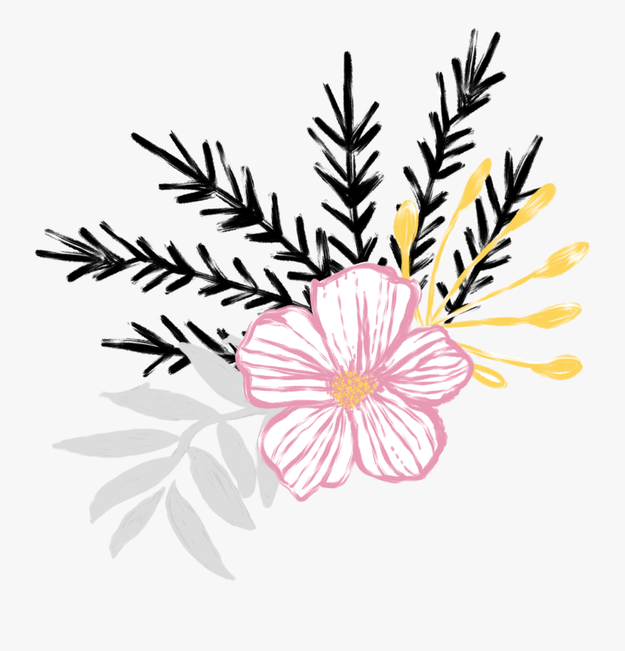 #floral #flower #flowers #weeds #plants #nature #designs, Transparent Clipart