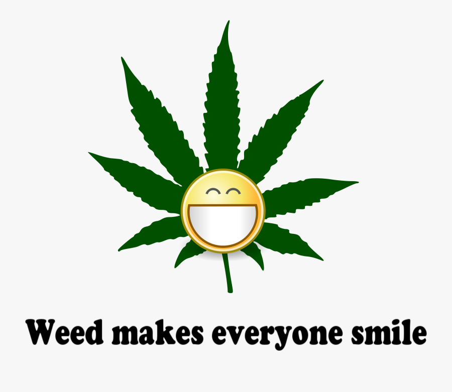 Weed Clip Arts - Black Marijuana Leaf Transparent, Transparent Clipart