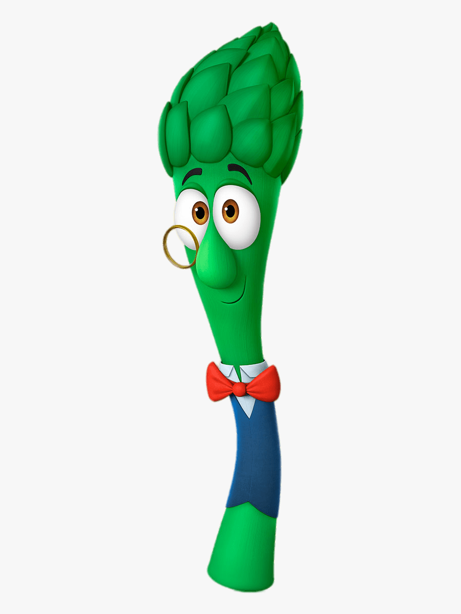 Veggietales In The House Names Clipart , Png Download - Veggietales Archibald Asparagus, Transparent Clipart