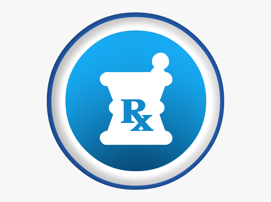 Mortar Pestle White Rx Symbol Clipart Image - Happy World Pharmacist Day, Transparent Clipart