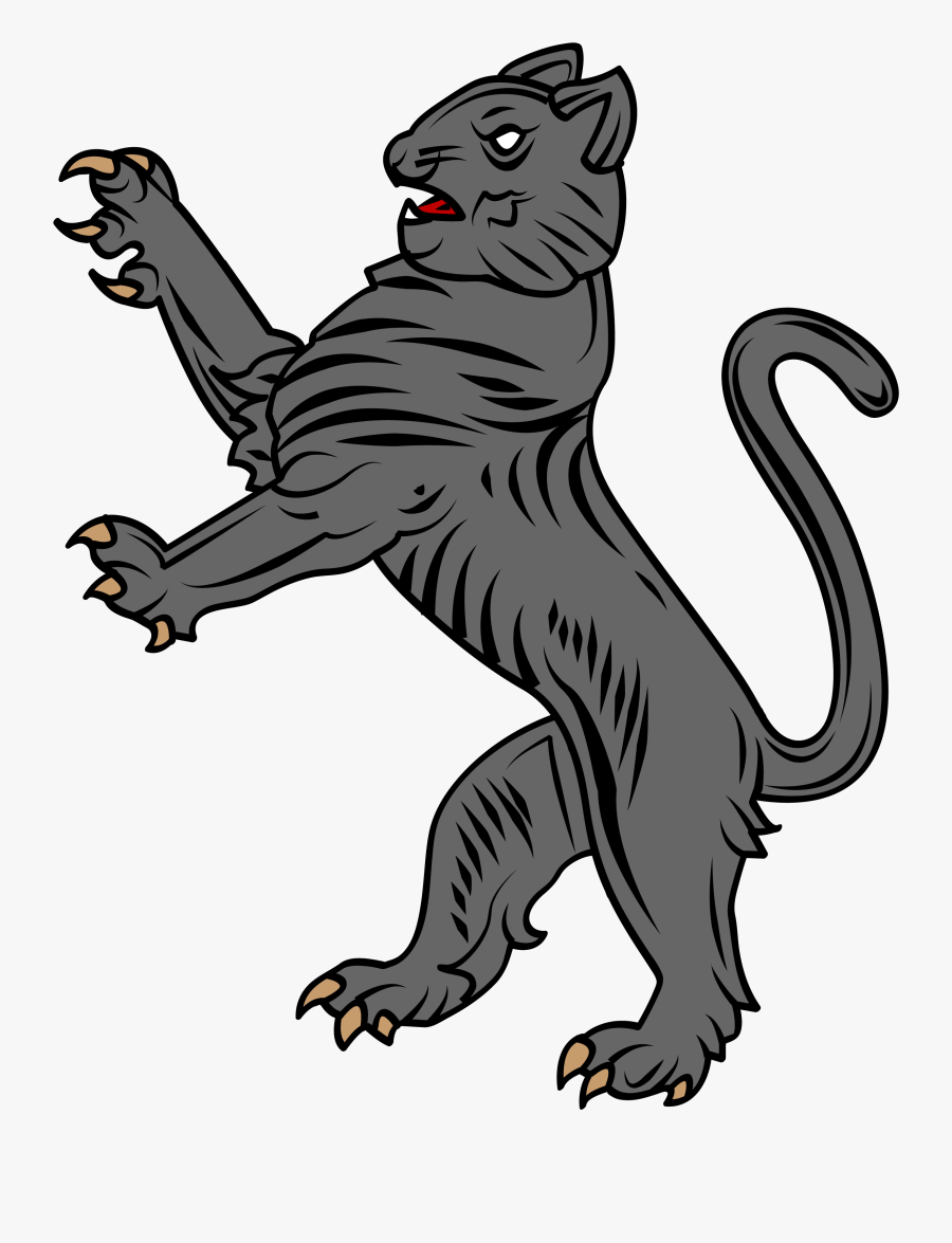 Mean Cat Clipart - Lynx Coat Of Arms, Transparent Clipart