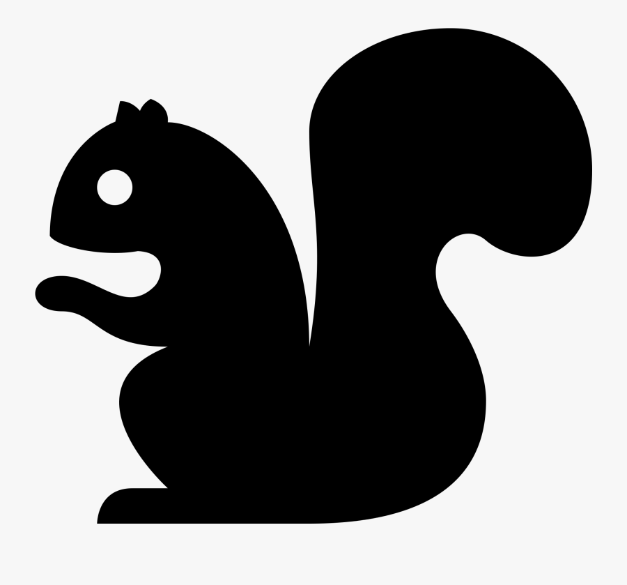 Free Library Squirrel Svg - Squirrel Icon Png, Transparent Clipart