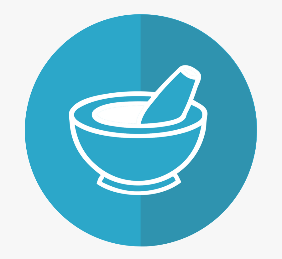 Pharmacist Clipart Mortar And Pestle - Circle, Transparent Clipart