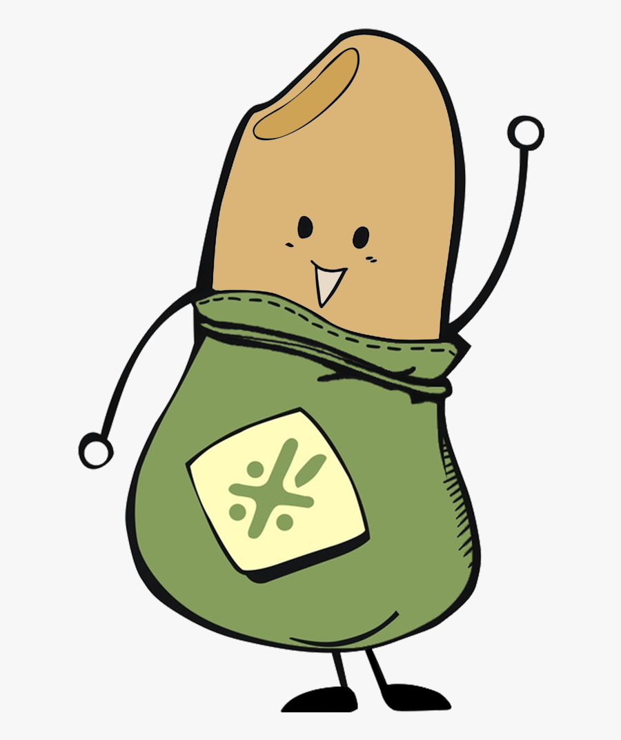 Clip Art Food Brown Cute Baby - Cute Cartoon Brown Rice, Transparent Clipart