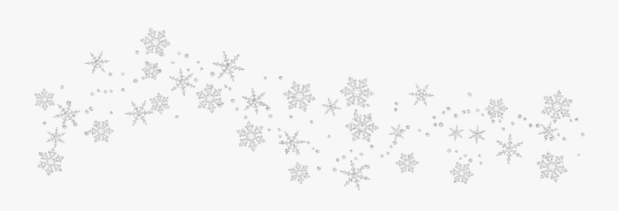 Christmas Snowflake Freeuse Borders Techflourish Png - Transparent White Snowflake Border, Transparent Clipart