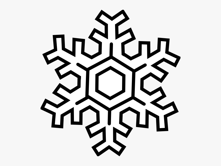 Clip Art And White - Red Snowflake Free Clipart, Transparent Clipart