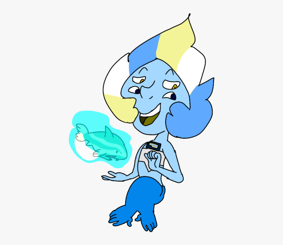 Here Is Blue Conch Shell - Cartoon, Transparent Clipart