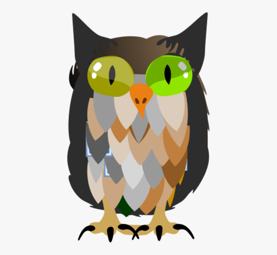 Owl,bird Of Prey,beak - Owl, Transparent Clipart