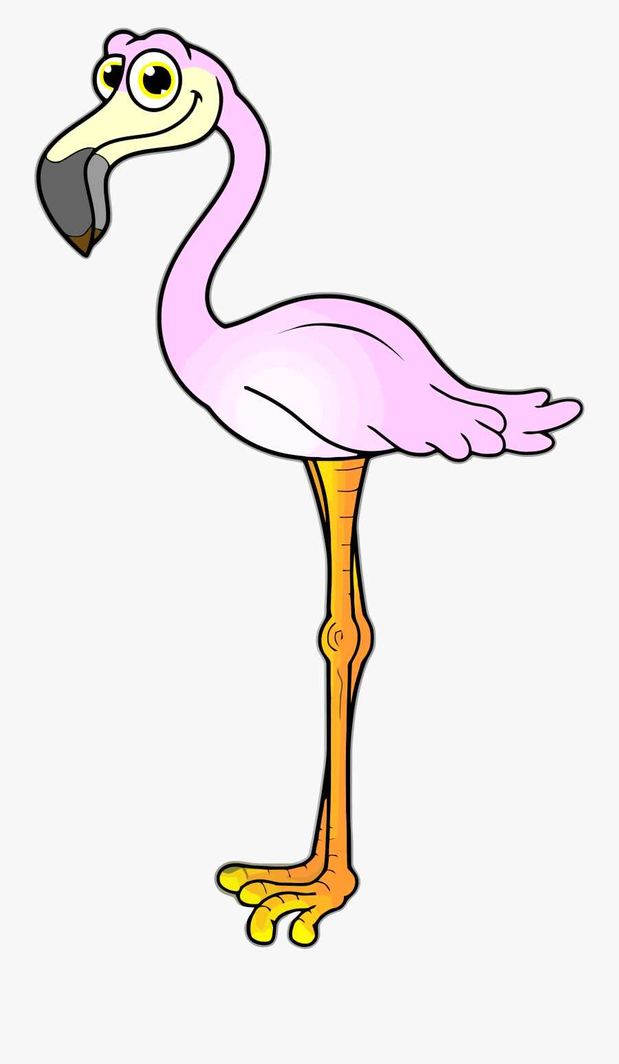 Cartoon Sweet Clipart Png - آموزش نقاشی فلامینگو, Transparent Clipart