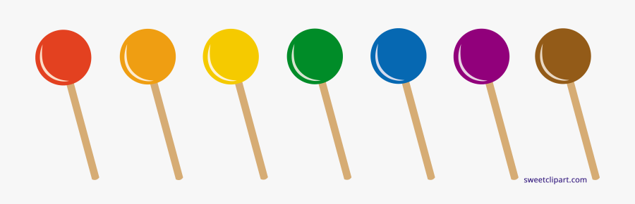 Candy Lollipops Set - Lollipops Clip Art, Transparent Clipart