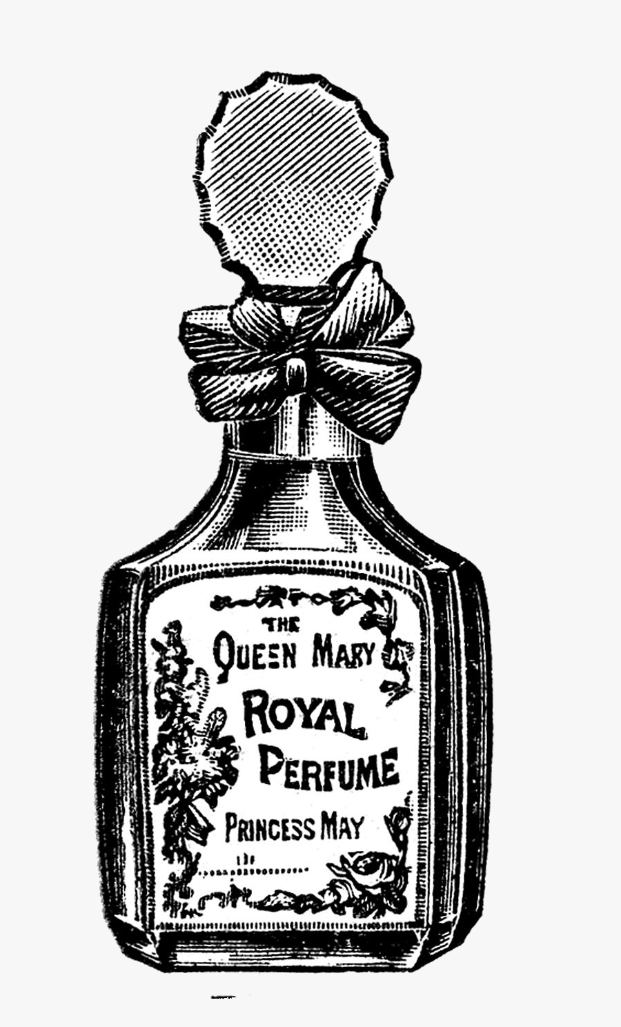 Vintage Perfume Transparent Png - Vintage Perfume Bottle Png, Transparent Clipart