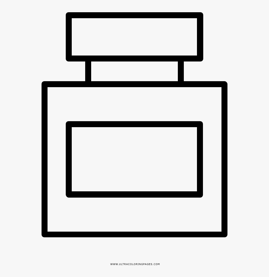 Perfume Bottle Coloring Page Ultra Coloring Pages Perfume - Line Art, Transparent Clipart