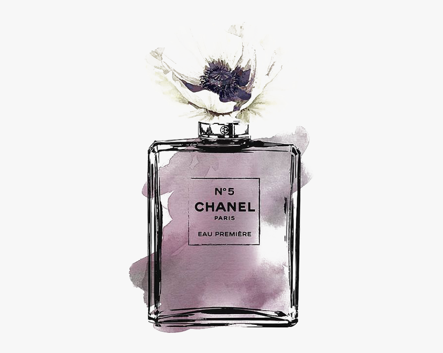 Chanel Perfume Bottle Background, Transparent Clipart