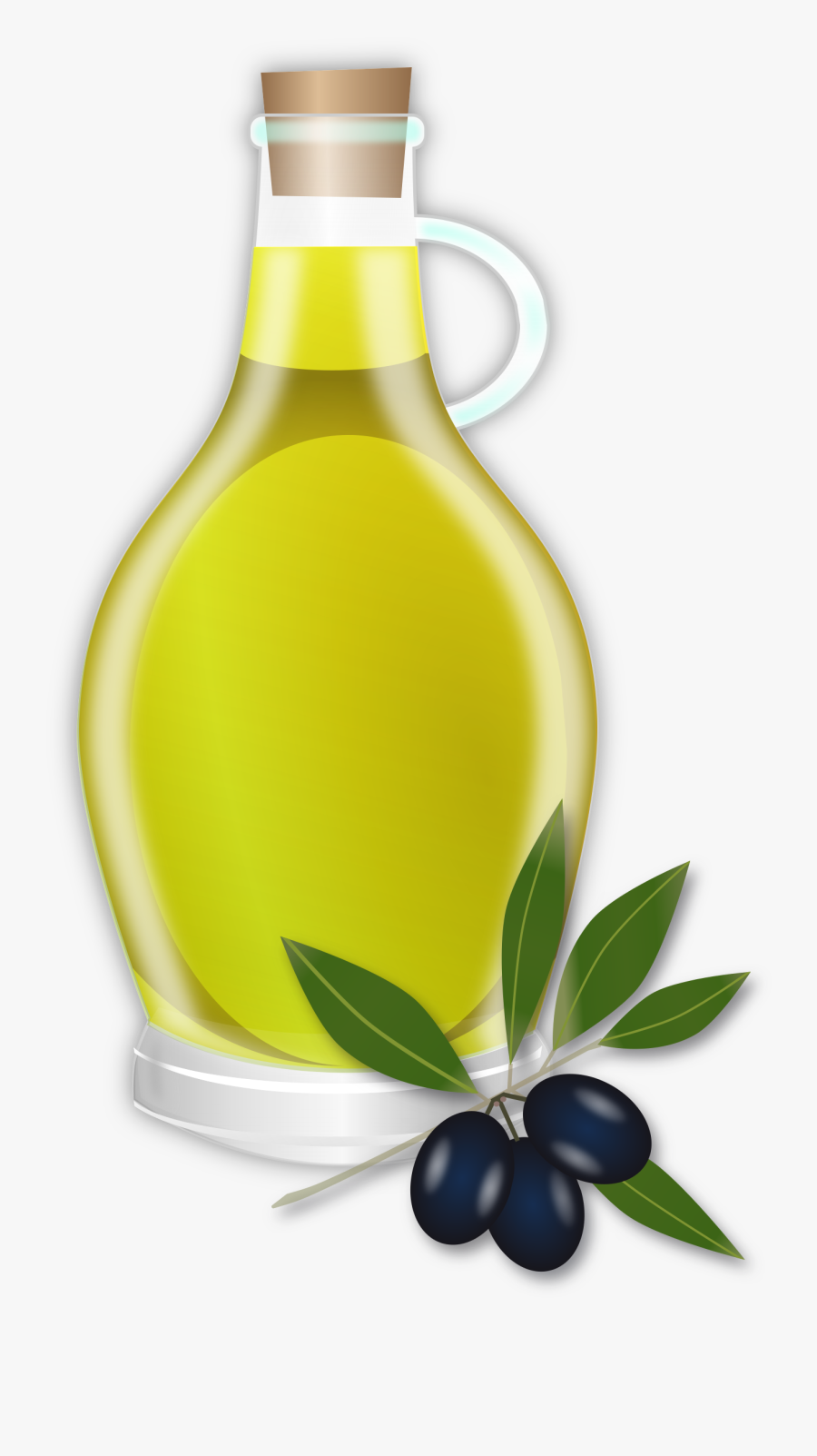 Clipart - Olive Oil Clip Art, Transparent Clipart