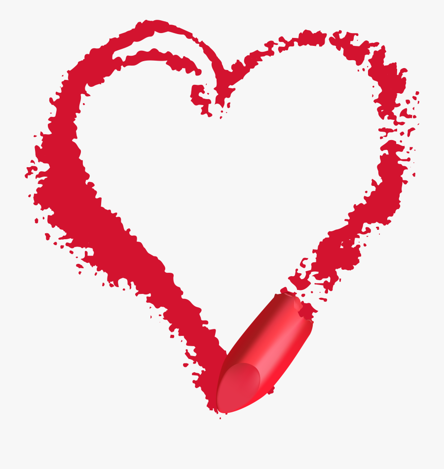 Lipstick Heart Transparent Clip Art Imageu200b Gallery, Transparent Clipart