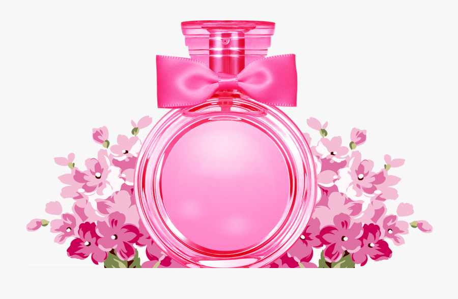 #perfume - Flowers And Perfume Bottle, Transparent Clipart