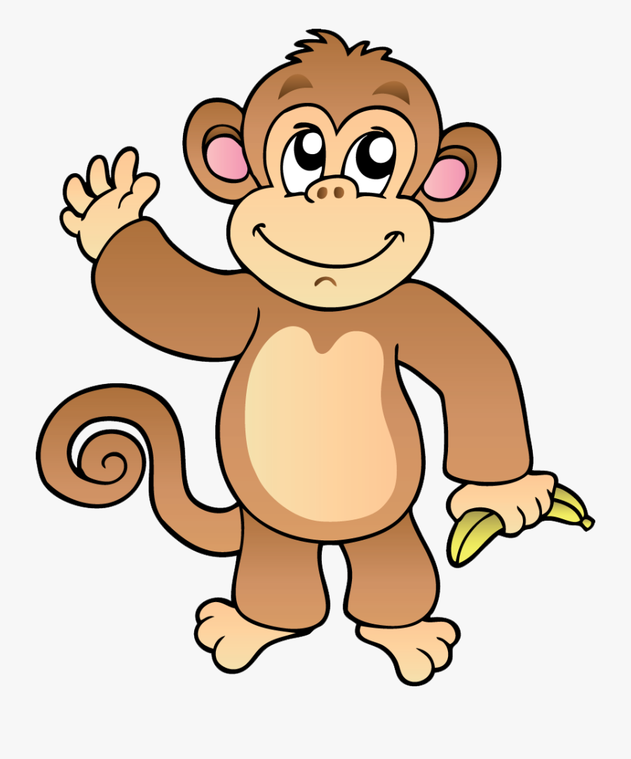 Monkey Sweet Clipart Png - Cartoon Monkey Clipart, Transparent Clipart
