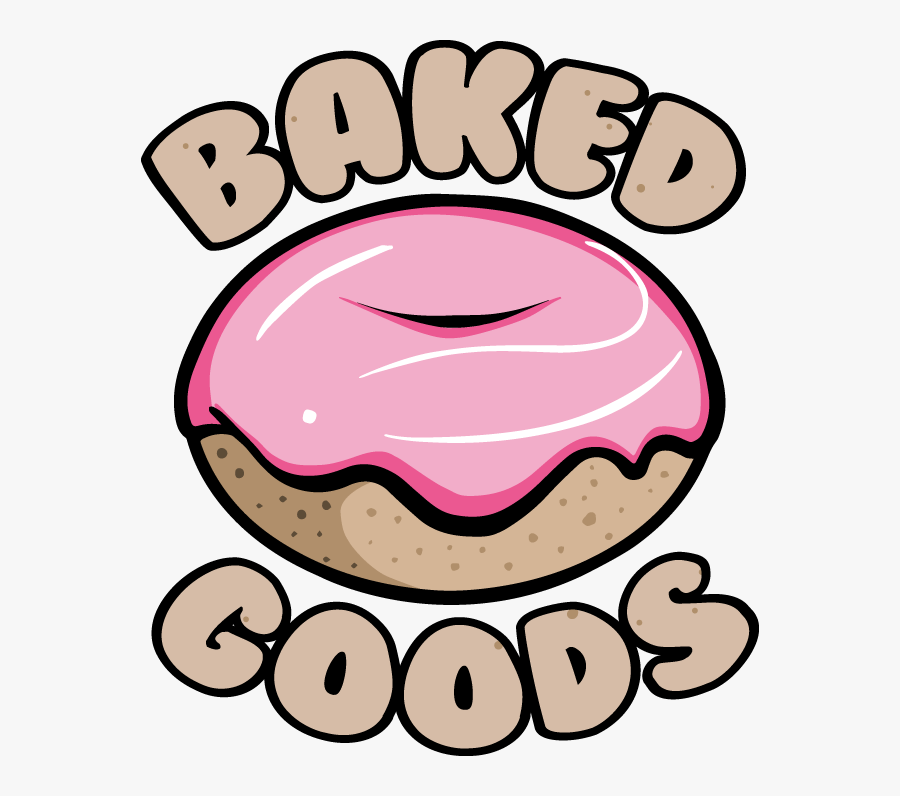 Baked Goods Cartoon, Transparent Clipart