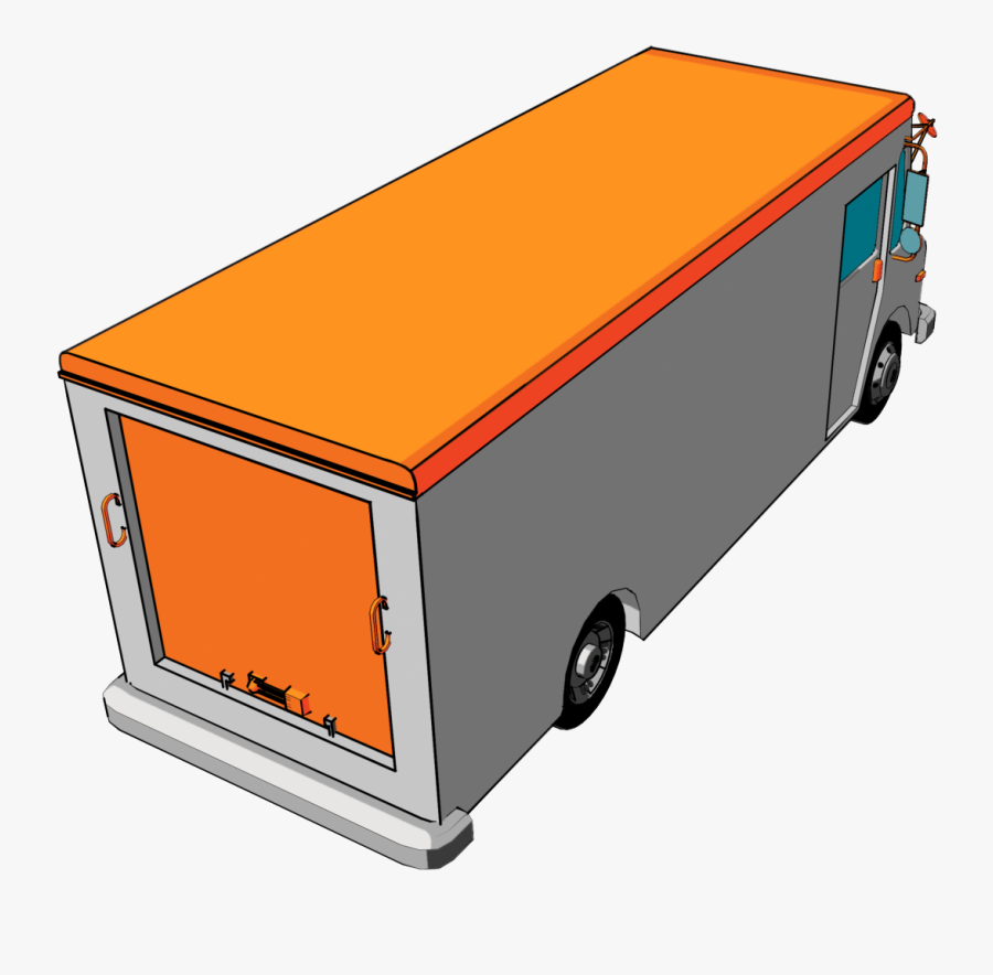 Route 250 Delivery Truck Shell - Top View Truck Transparent, Transparent Clipart