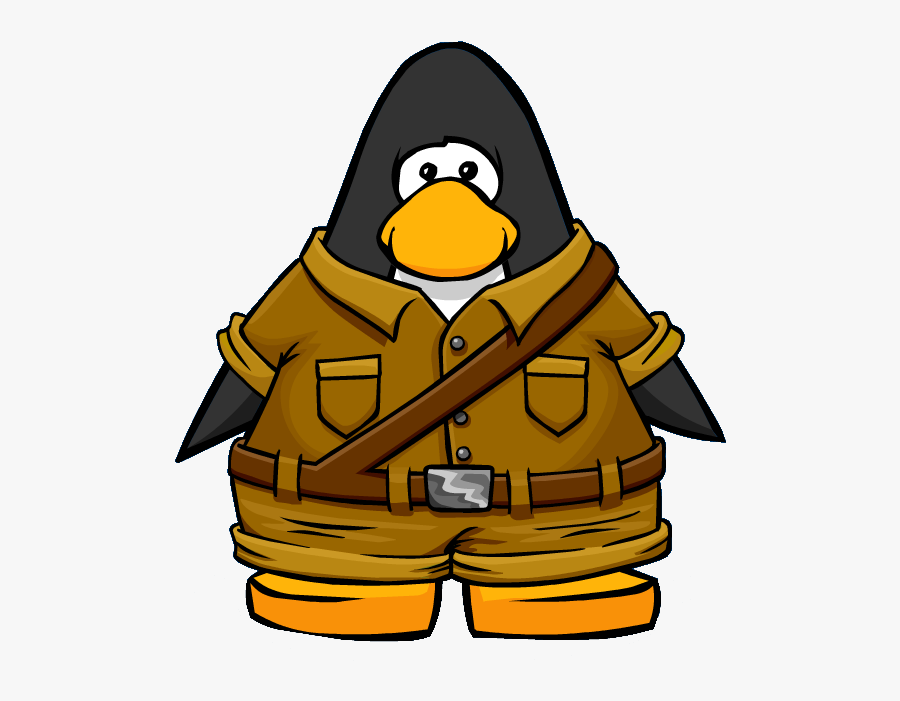 Sienna Explorer Outfit Player Card - Penguin With A Scarf, Transparent Clipart