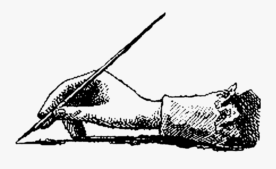 Vintage Quill Clipart, Transparent Clipart