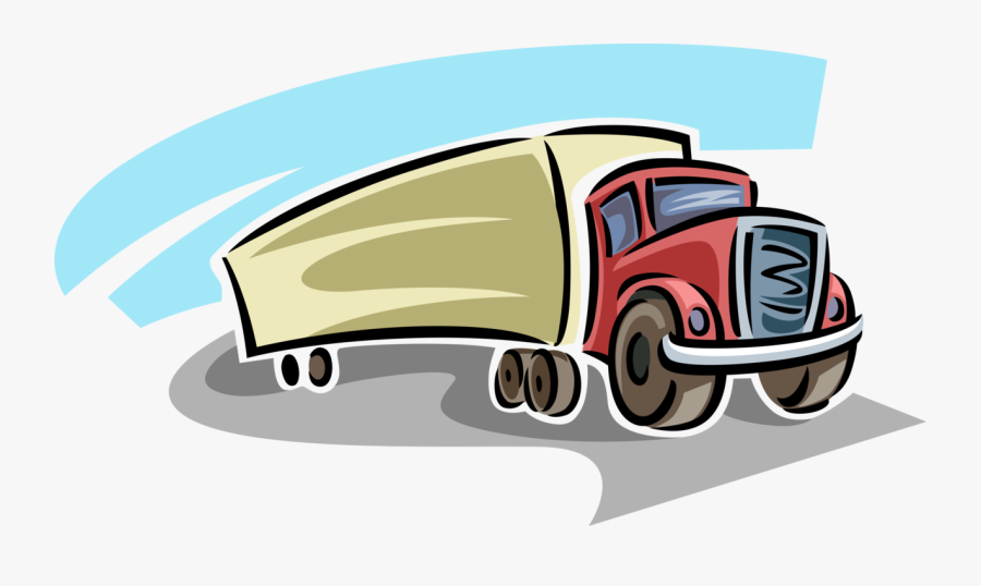 Vector Illustration Of Commercial Shipping And Delivery - Illustration, Transparent Clipart