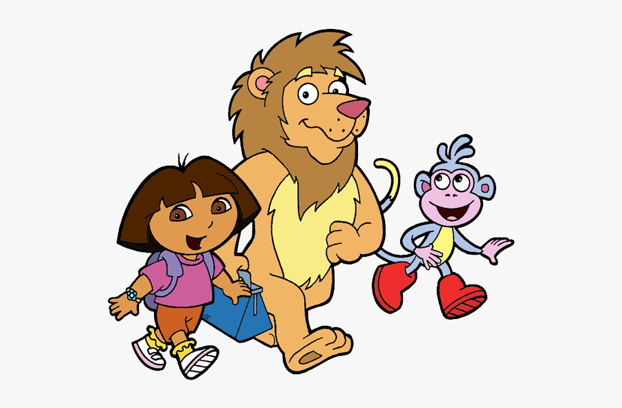 Dora The Clip Art Dora Boots And The Lion , Free Transparent Clipart