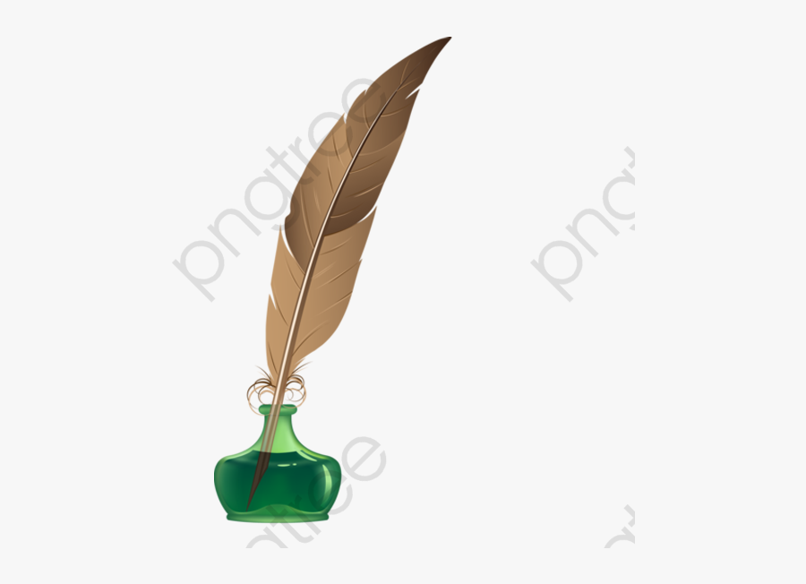Feather And Ink Clipart - Old Book Clipart Png, Transparent Clipart