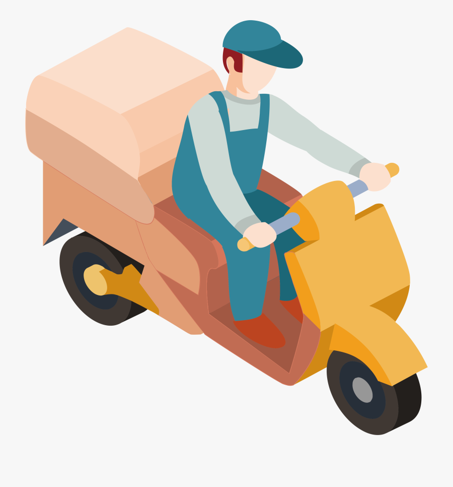 Clip Art Delivery Man Clipart - Delivery Boys Png, Transparent Clipart
