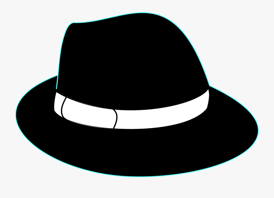 Transparent Cowboy Hat Clipart - Six Thinking Hats Black, Transparent Clipart
